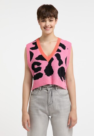 MYMO - Pullover em rosa: frente