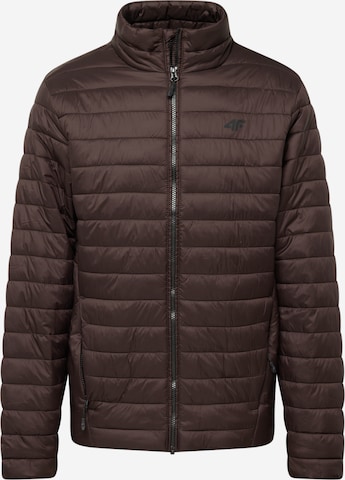 4F Outdoorjacke  'M239' in Braun: predná strana