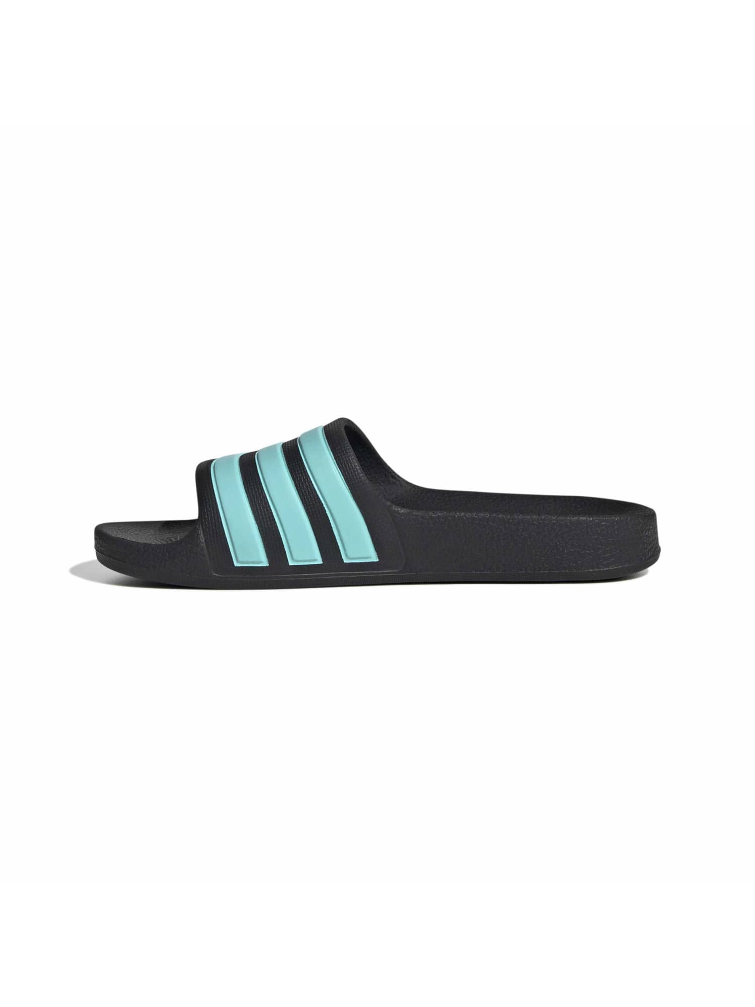 ADIDAS SPORTSWEAR Чехли за плаж/баня 'ADILETTE AQUA' в черно: отпред