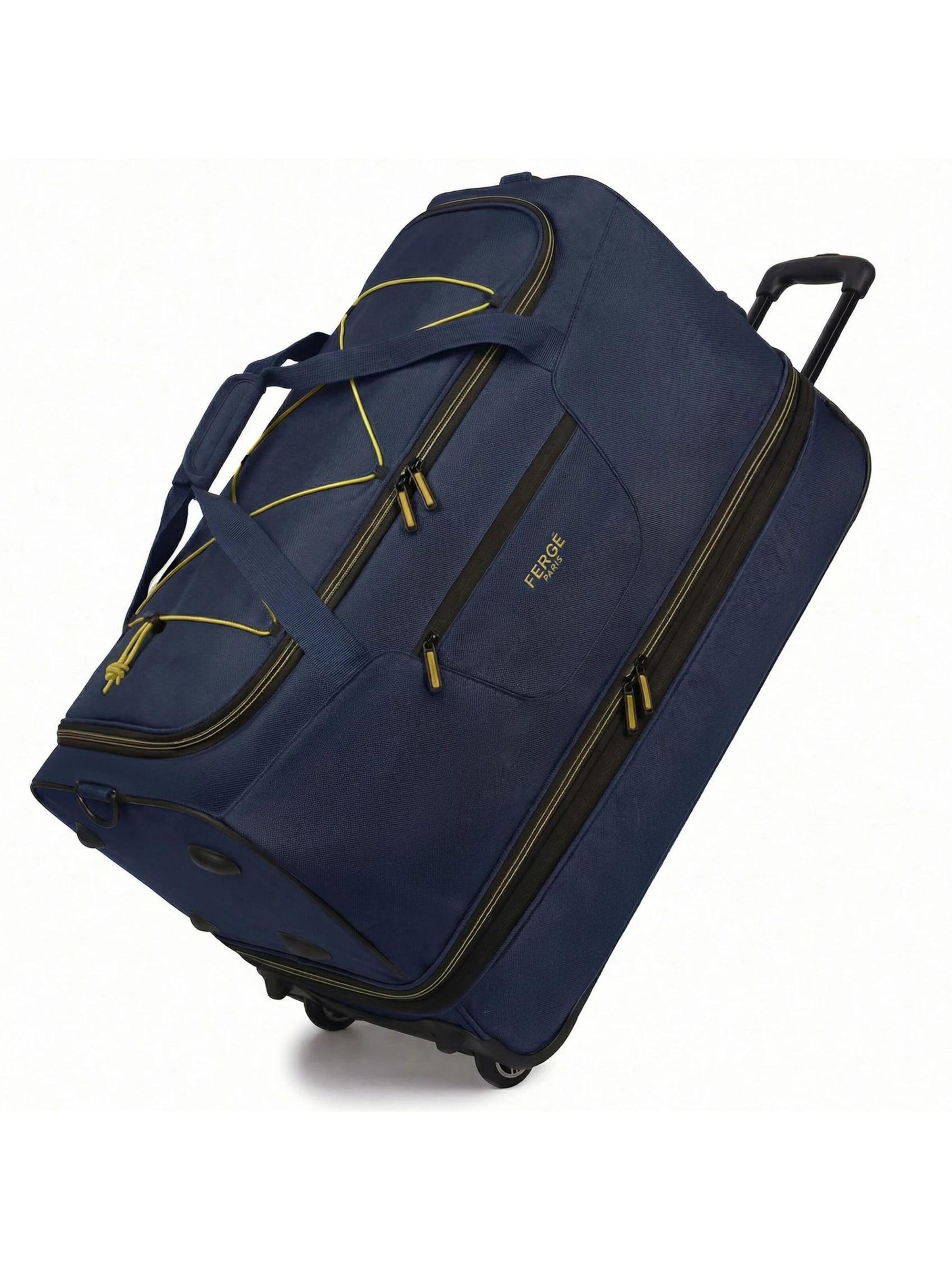 FERGÉ Travel Bag 'PARIS XL Reisetasche mit Rollen' in Blue: front