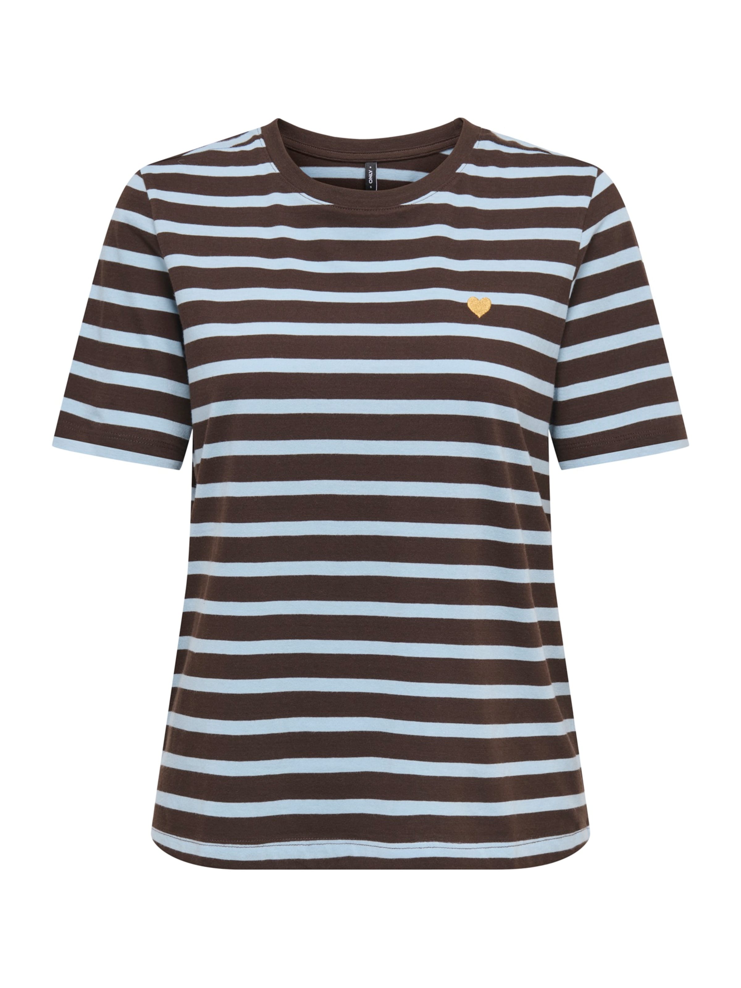 ONLY Shirt 'ONLHAPPY' in XS in Light blue / Brown, Item view