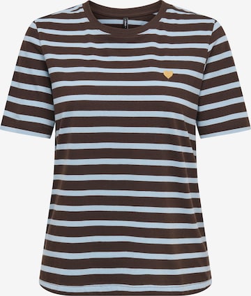 ONLY Shirt 'ONLHAPPY' in Bruin: voorkant