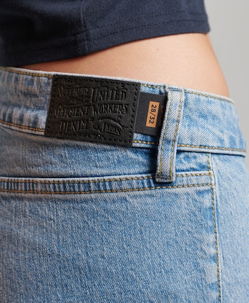 évasé Jean Superdry en bleu