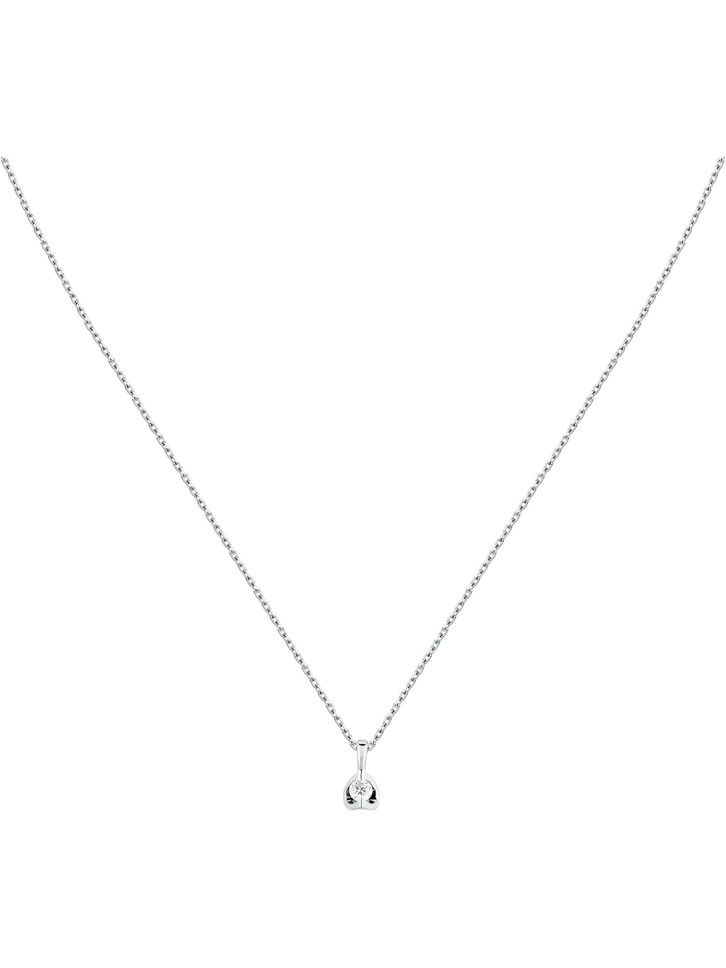 CHRIST Kette in Weiß: Vorderseite