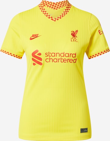 Maglia funzionale 'Liverpool FC 2021/22 Stadium Third' di NIKE in giallo: frontale