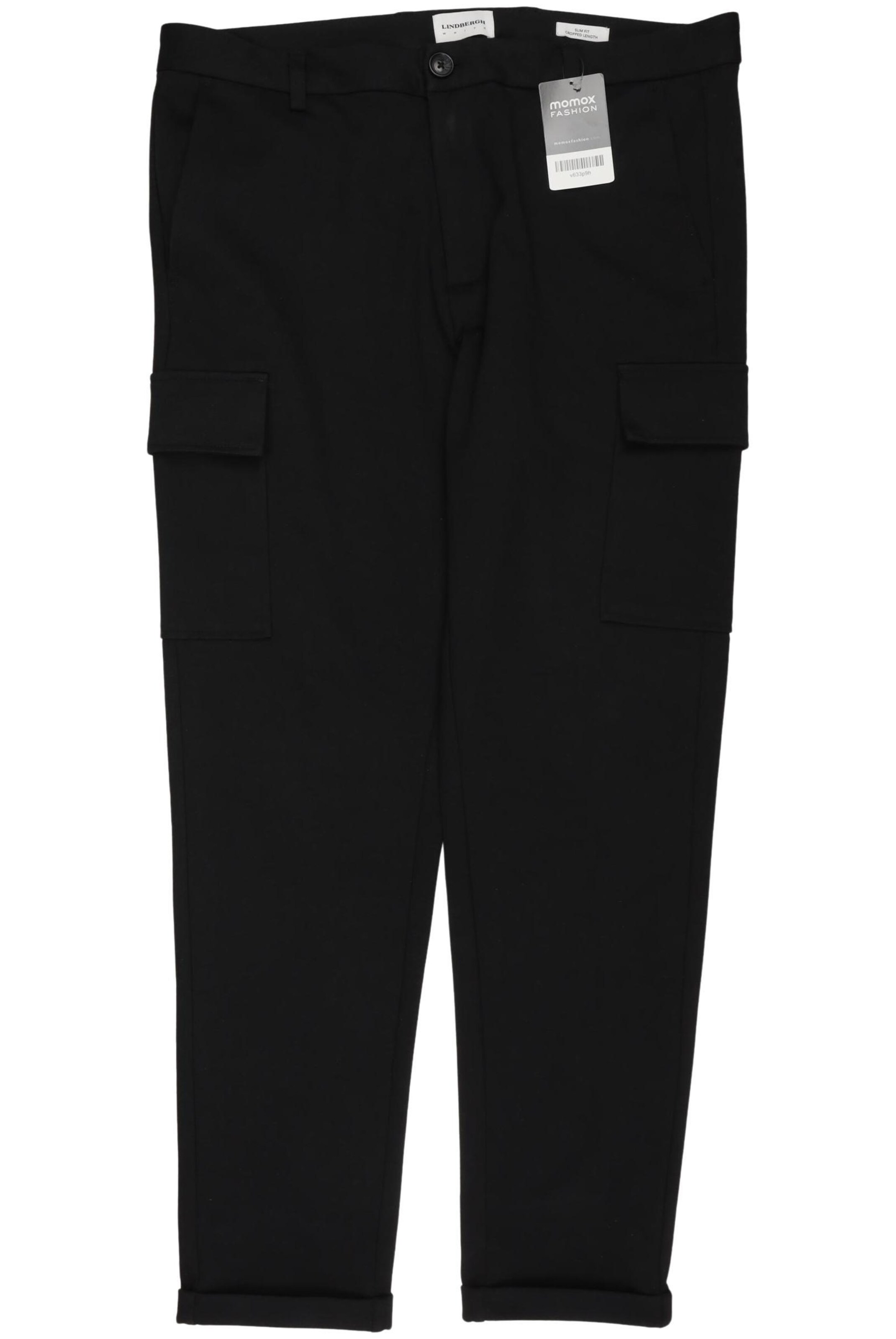 Lindbergh Stoffhose 35-36 in Schwarz: Vorderseite