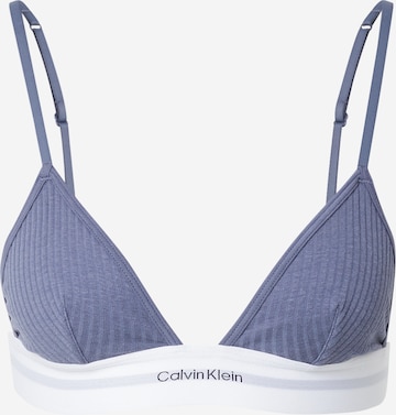 mėlyna Calvin Klein Underwear Trikampė Liemenėlė: priekis