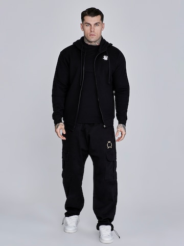 Veste de survêtement SikSilk en noir