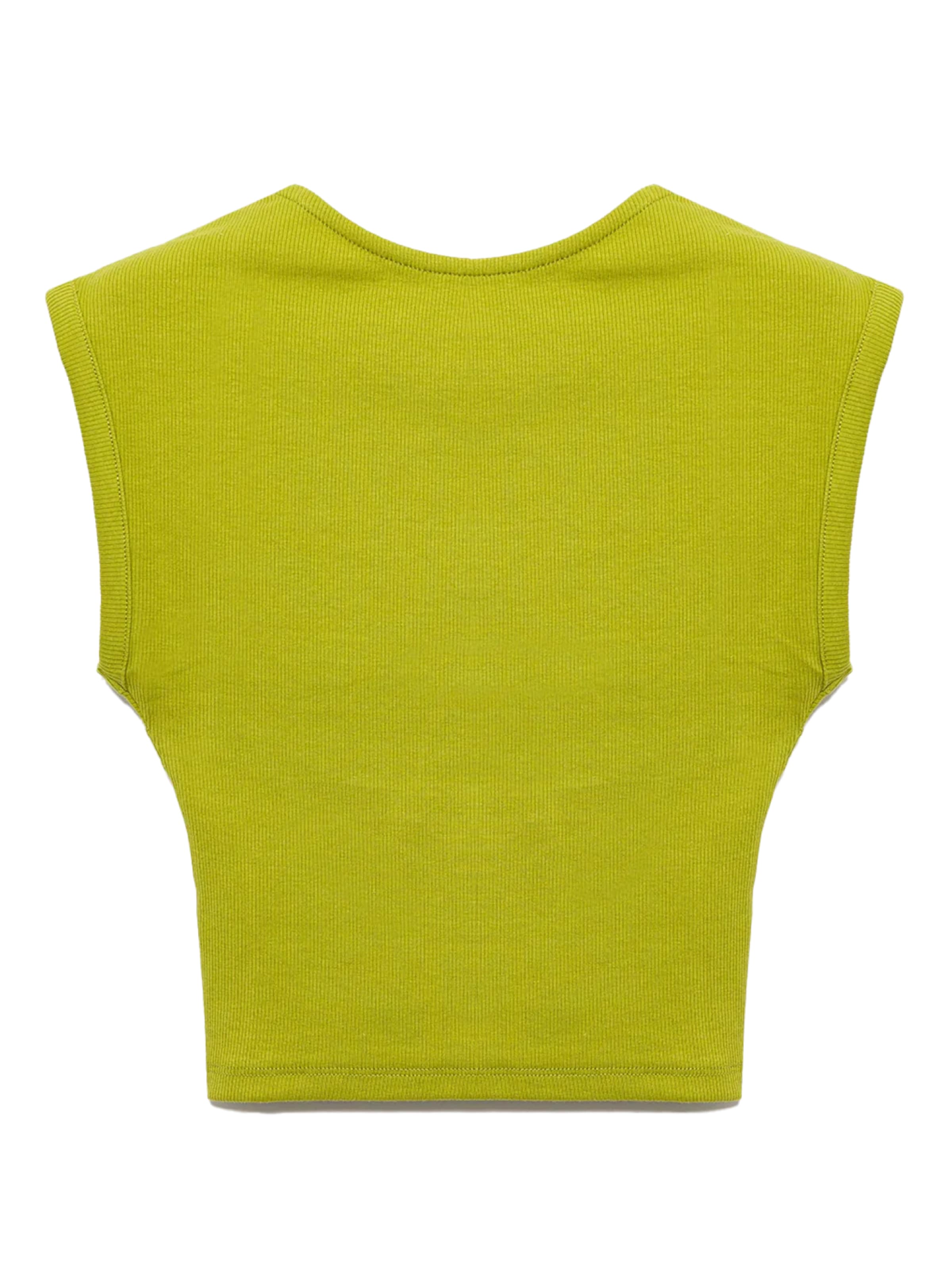 No Matter What Top in Green: front