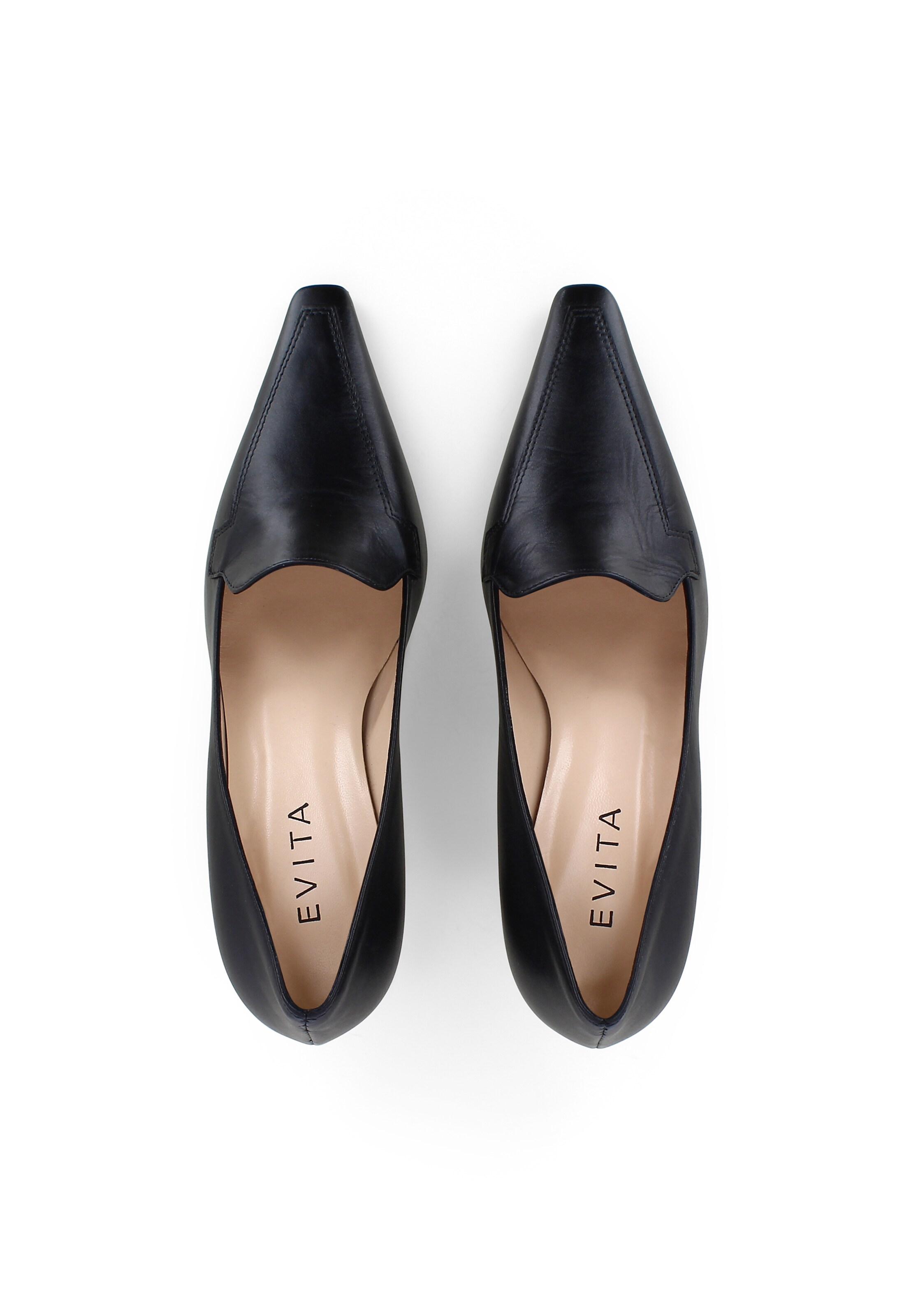 EVITA High front pumps 'Patrizia' in Black