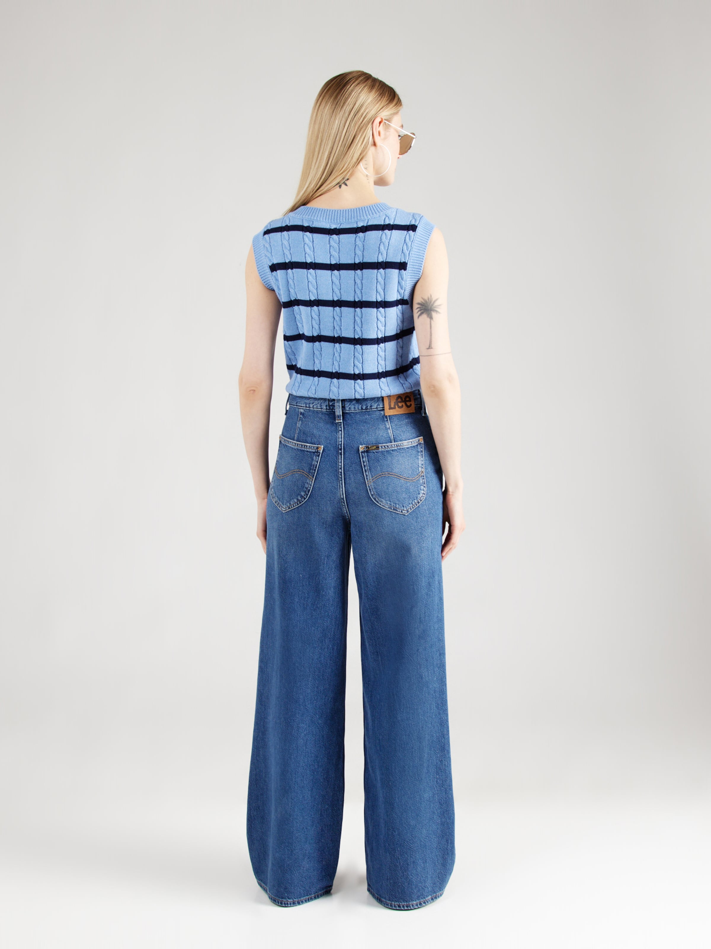 Lee Wide leg Jeans 'Stella' pe Albastru Denim | ABOUT YOU