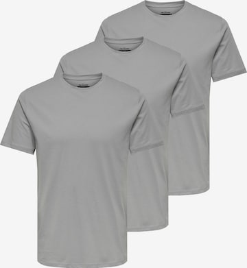 Only & Sons Shirt 'MAX' in Grey: front