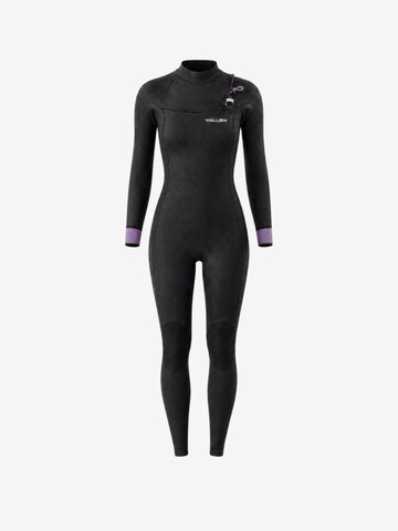 WALLIEN Wetsuit 'High Performance Yulex (4/3)' in Black: front