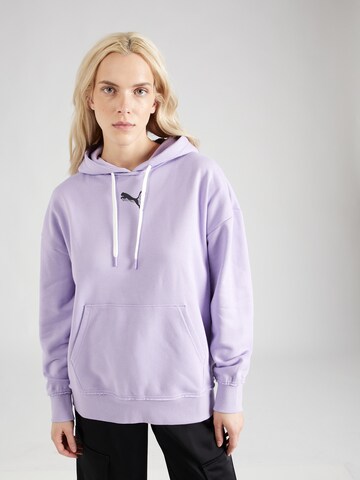 PUMA Athletic Sweatshirt 'Arc-Hitect' in Purple: front