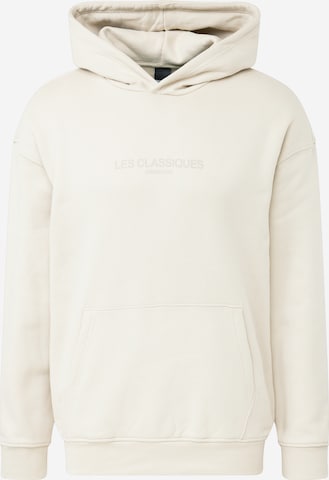 Only & Sons Sweatshirt 'LES LIFE' in Beige: front