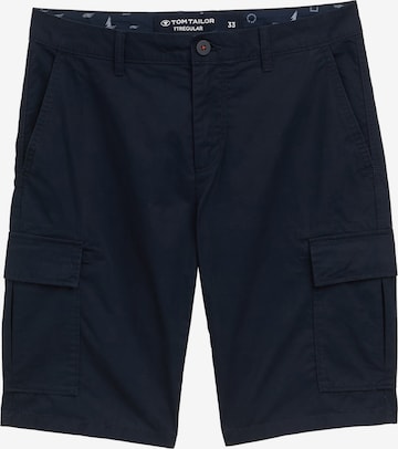 TOM TAILOR Kargo hlače | modra barva: sprednja stran