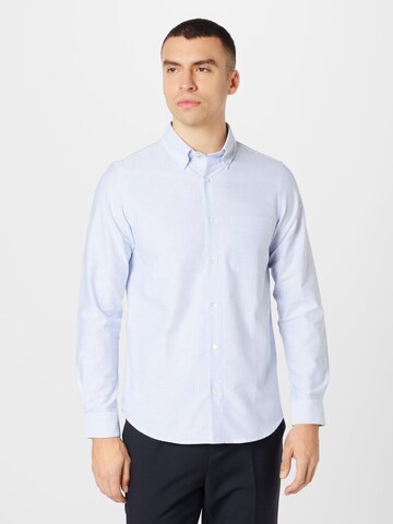 Harmony Paris Regular fit Button Up Shirt 'CELESTIN' in Blue: front