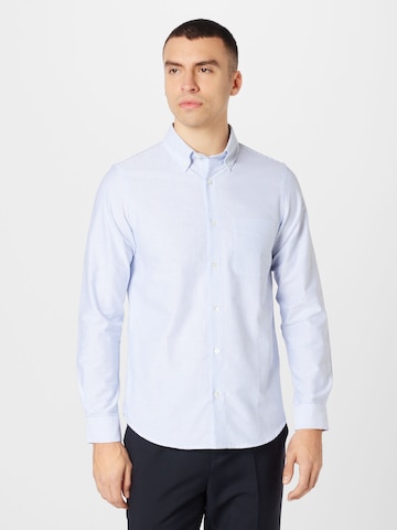 Coupe regular Chemise 'CELESTIN' Harmony Paris en bleu : devant