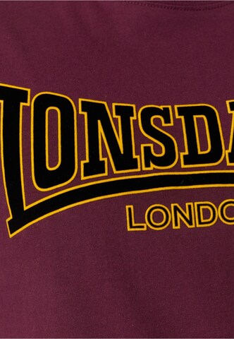 LONSDALE Shirt 'Classic' in Red