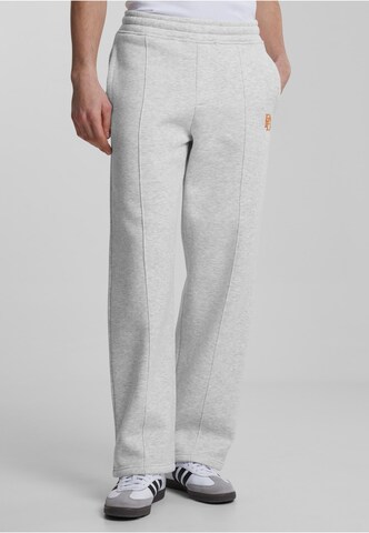 Loosefit Pantalon Prohibited en gris : devant