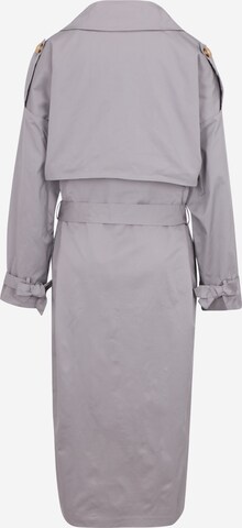 Missguided Between-Seasons Coat in Grey