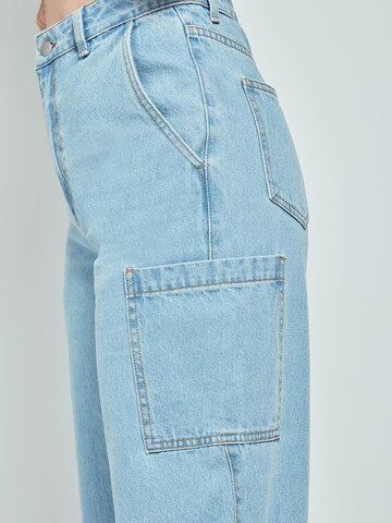 Katy Perry exclusive for ABOUT YOU Wide leg Jeans 'Georgia' in Blauw