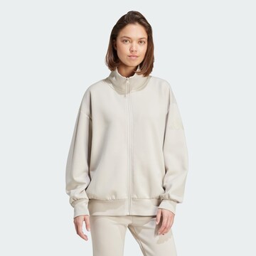 Veste de survêtement 'All Szn' ADIDAS SPORTSWEAR en beige : devant