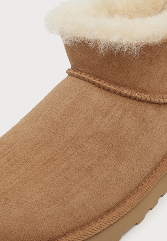 UGG Boots 'Ultra Mini Bailey Bow' in Brown