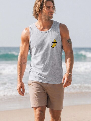 Neverless Shirt 'Cool Banana' in Grey