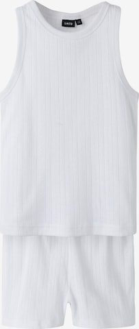 LMTD Pajamas in White: front