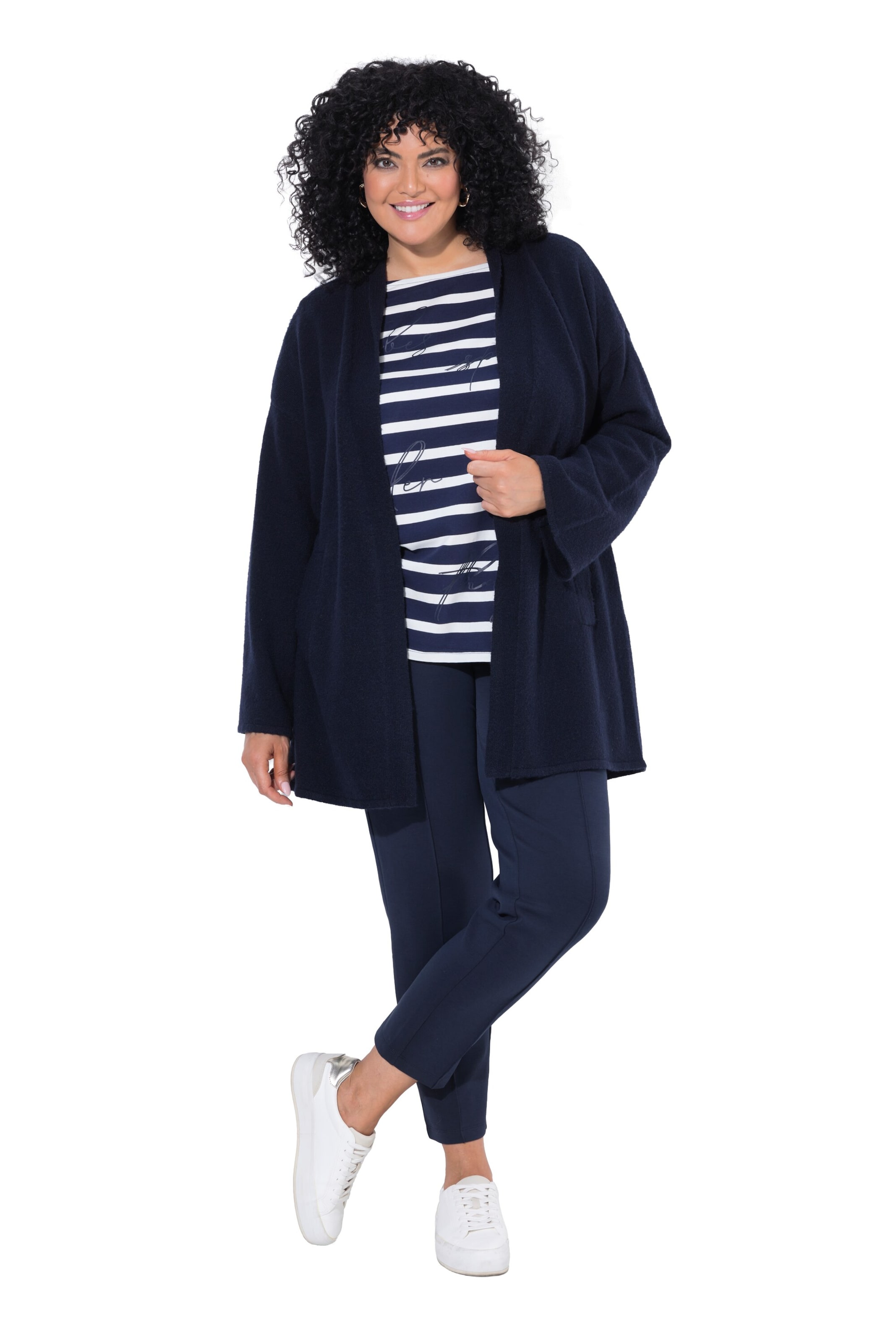 Ulla Popken Knit cardigan in Black