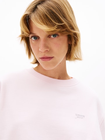 rožinė Tommy Jeans Megztinis be užsegimo