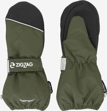 ZigZag Athletic Gloves 'Shildon' in Green: front