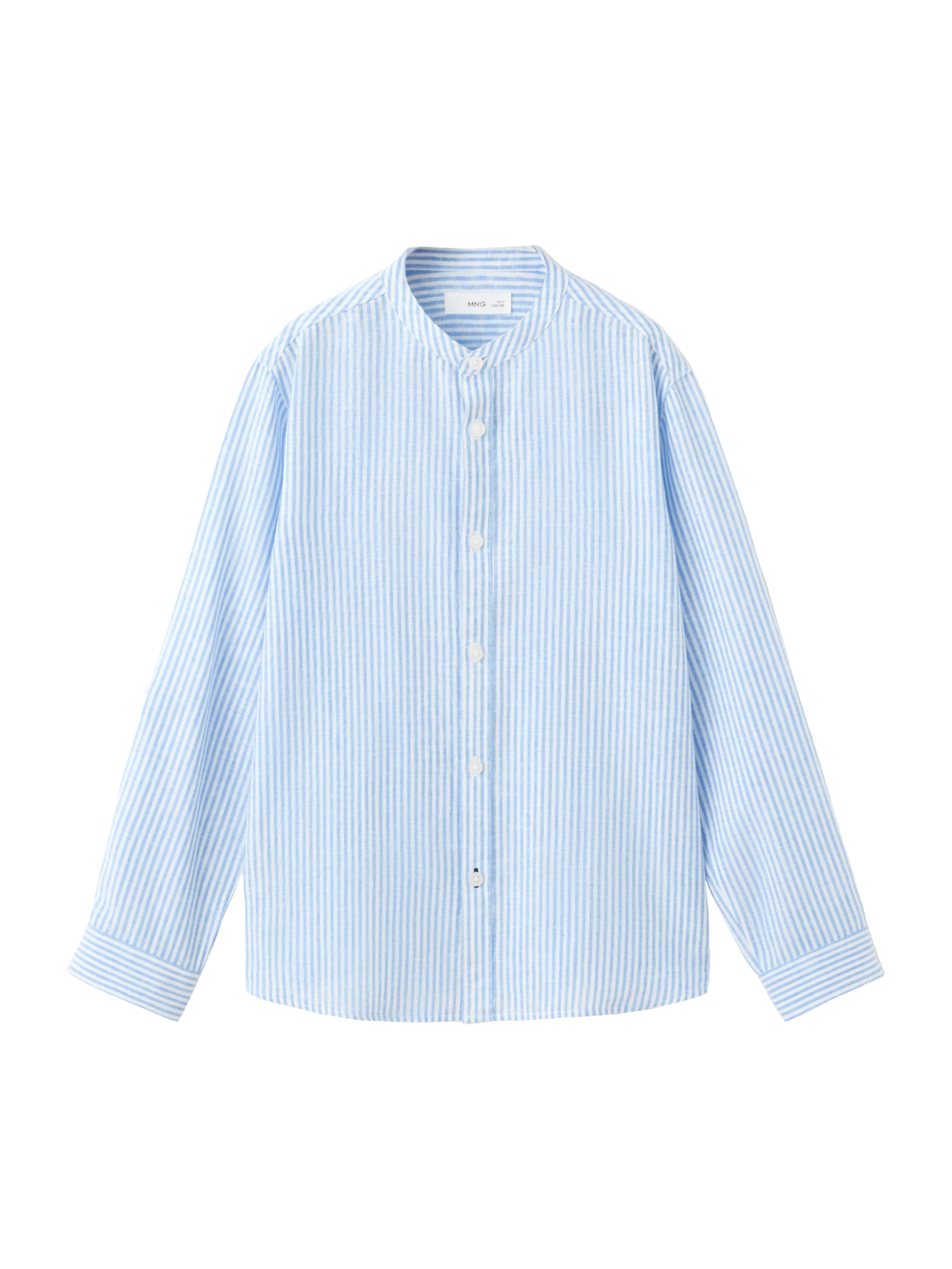 MANGO KIDS Button Up Shirt in Light blue / White, Item view