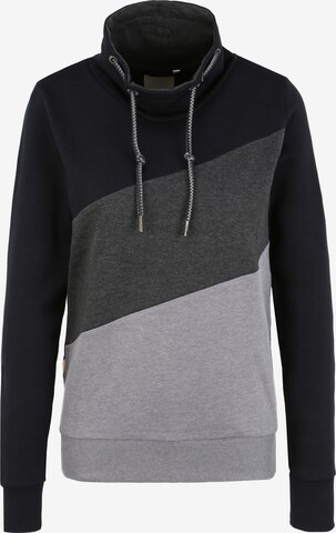 Oxmo Sweatshirt 'Agda' in Grijs: voorkant