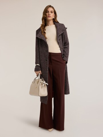 MOTIVI Wide leg Trousers in Brown
