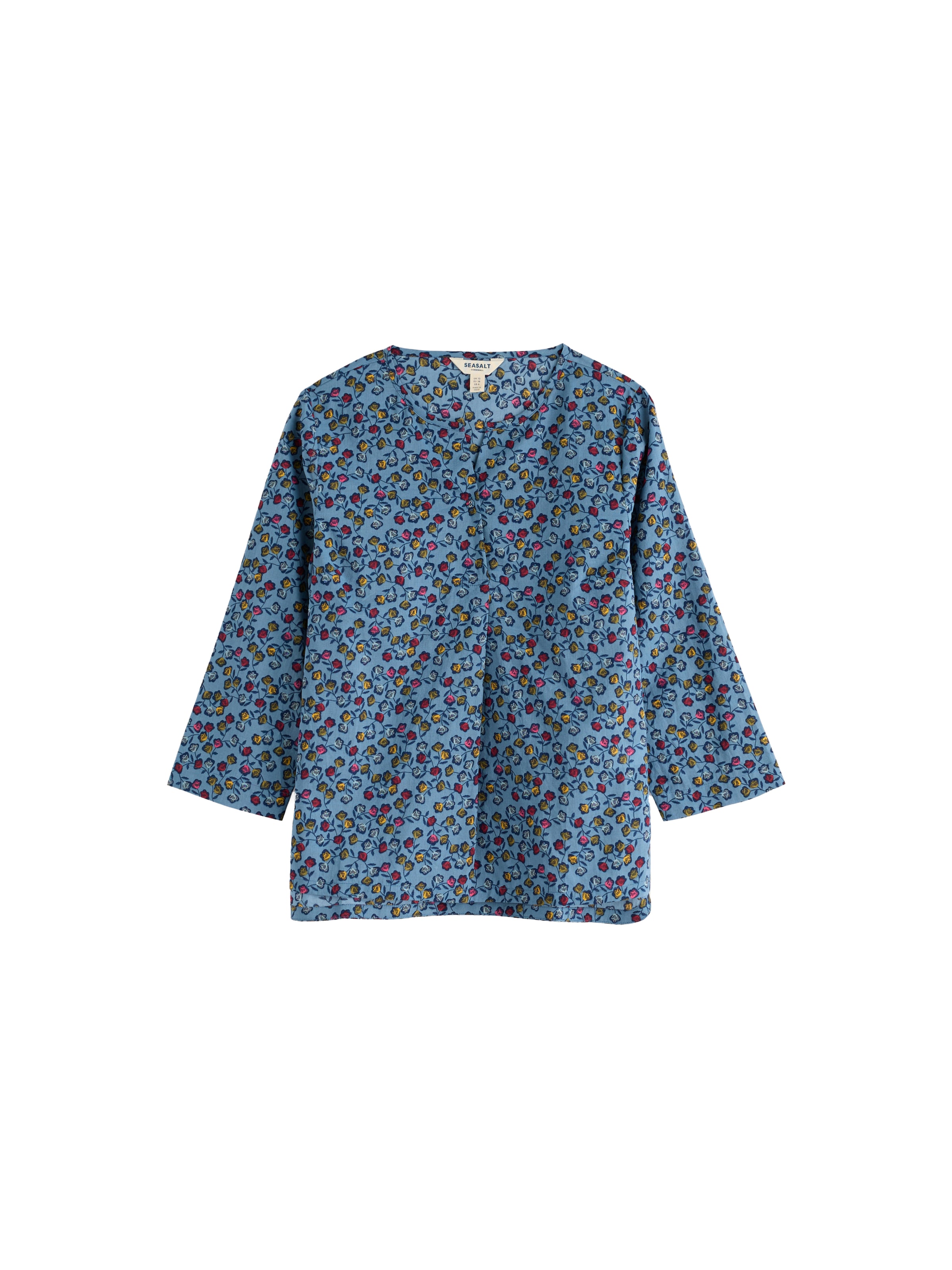 Seasalt Cornwall Blouse in Blue: front