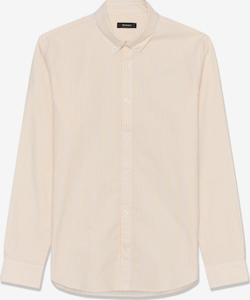 Matinique Button Up Shirt in Yellow: front