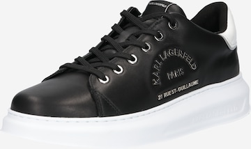 Karl Lagerfeld Ниски маратонки в черно: отпред