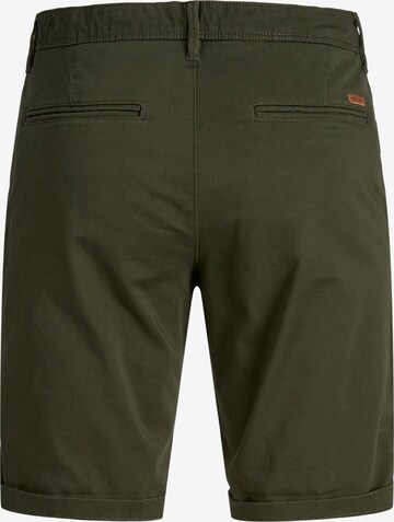 Jack & Jones Plus - Regular Calças chino 'Bowie' em verde