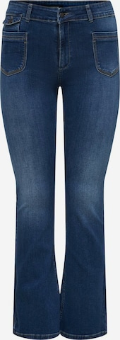 ONLY Carmakoma Boot cut Jeans in Blue: front