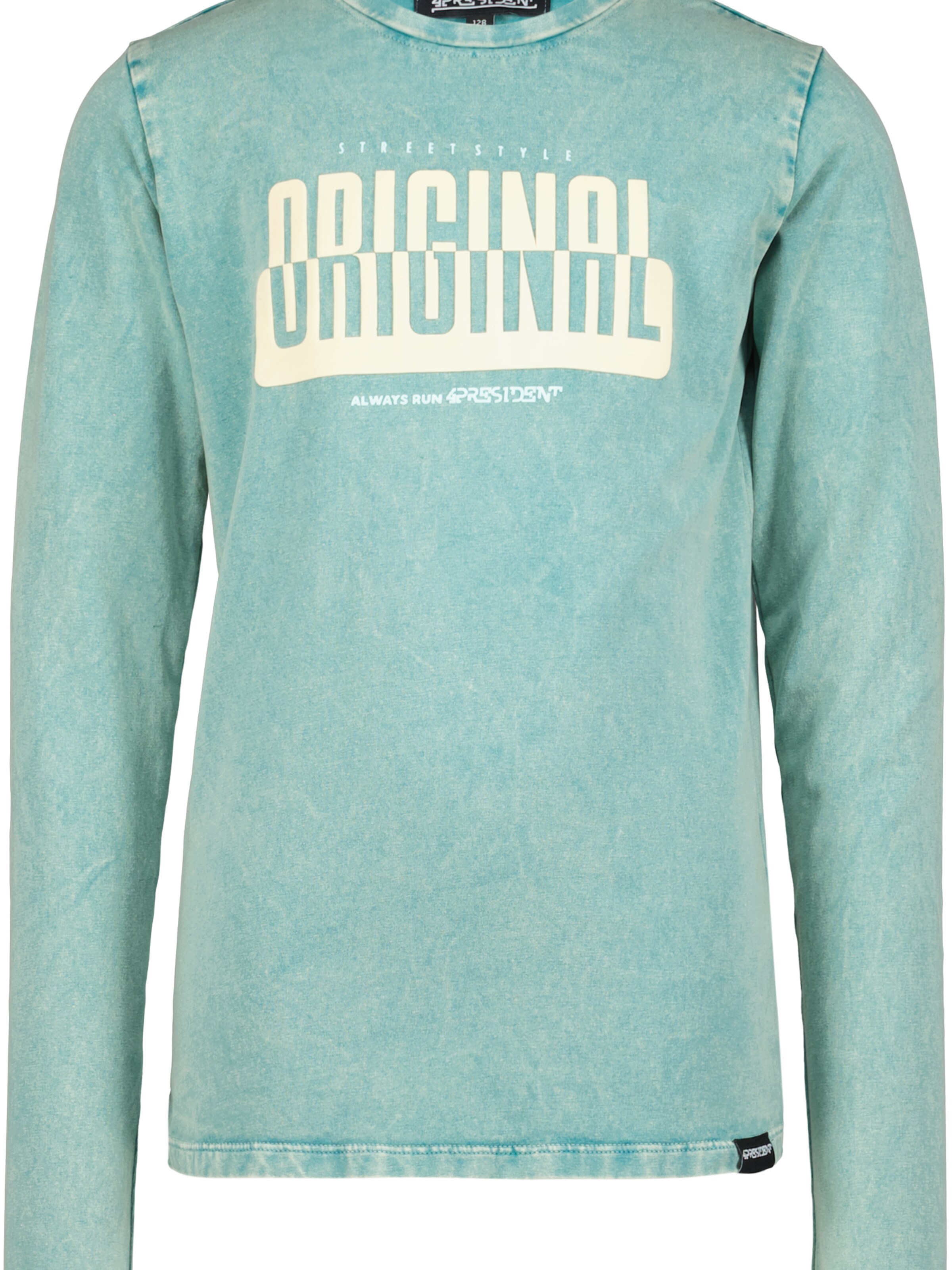 4PRESIDENT Shirt 'Maas'‌‌‌‌‌‌‌ in Blau: Vorderseite