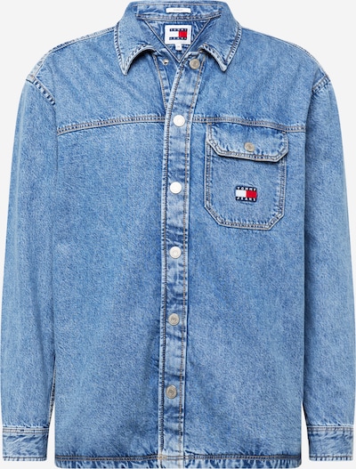 Tommy Jeans Tussenjas 'ESSENTIAL' in de kleur Blauw denim, Productweergave