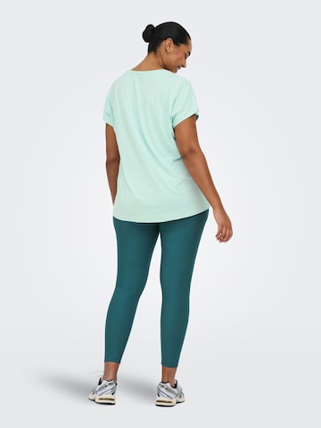 Only Play Curvy Performance shirt 'ONPAubree' in Blue