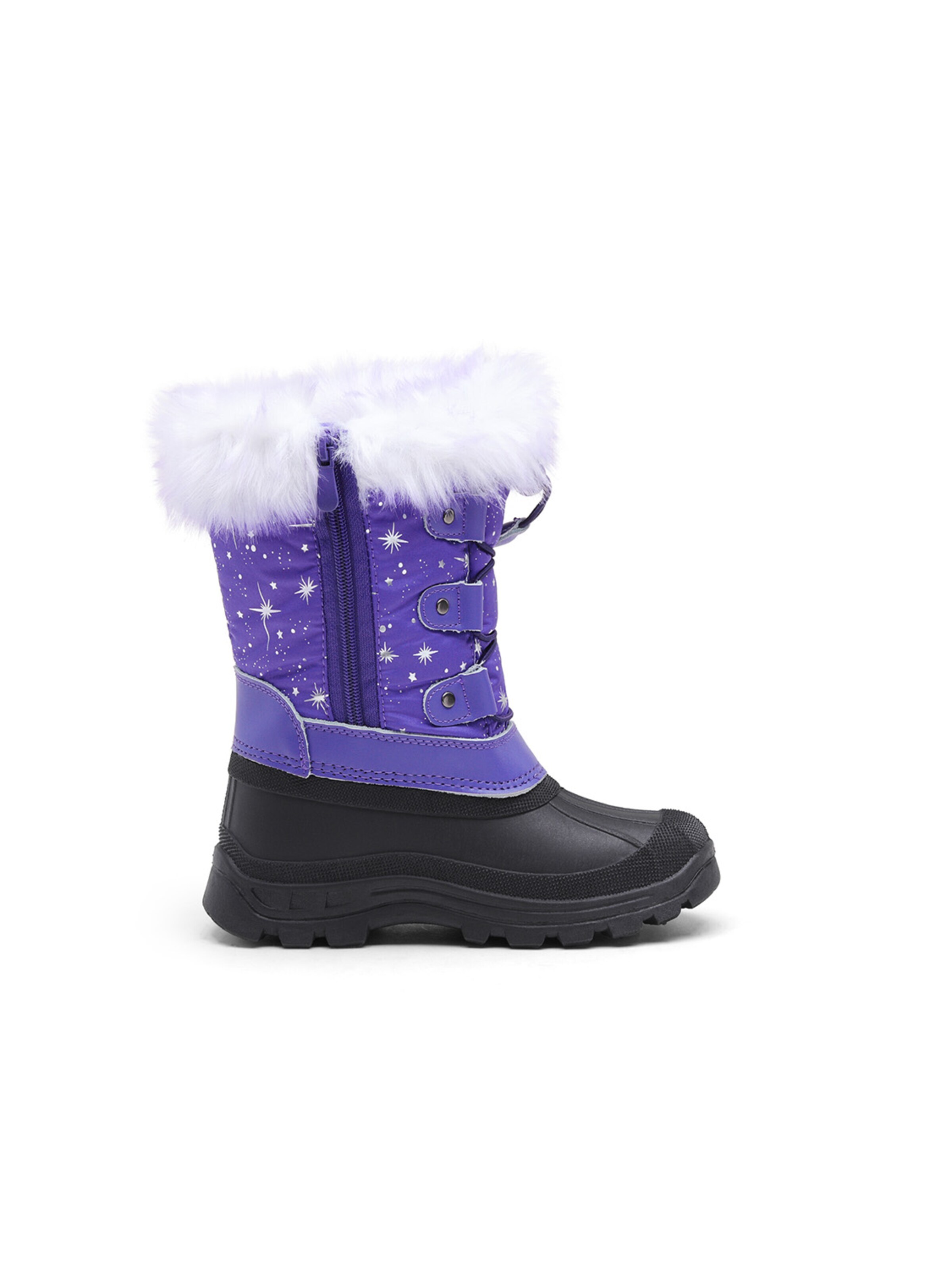 Bottes 'DREAM PAIRS Jungen Mädchen Schneestiefel Fashion Schnürstiefel' Dream Pairs en violet