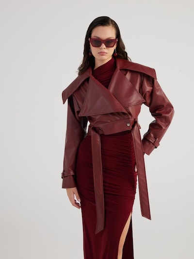 HOLLY LOLLY Jacke in L in burgunder, Produktansicht
