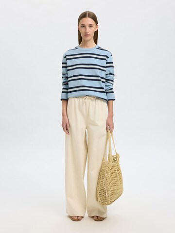 T-shirt SELECTED en bleu