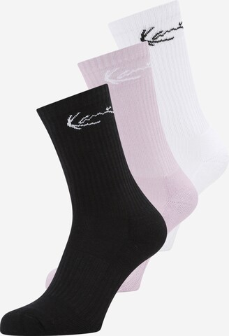 Karl Kani Socks in Purple: front