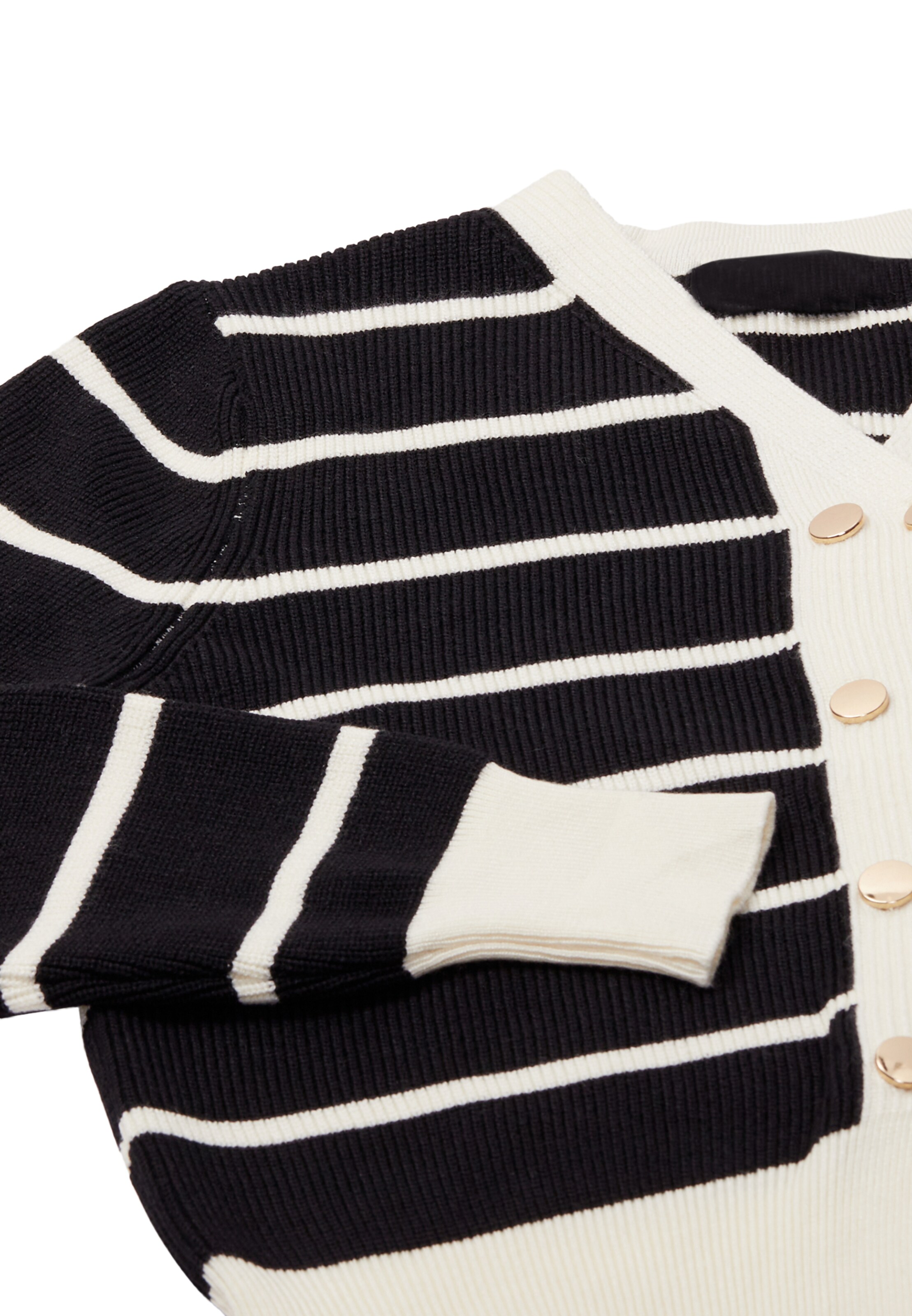 NAEMI Gebreid vest in Zwart