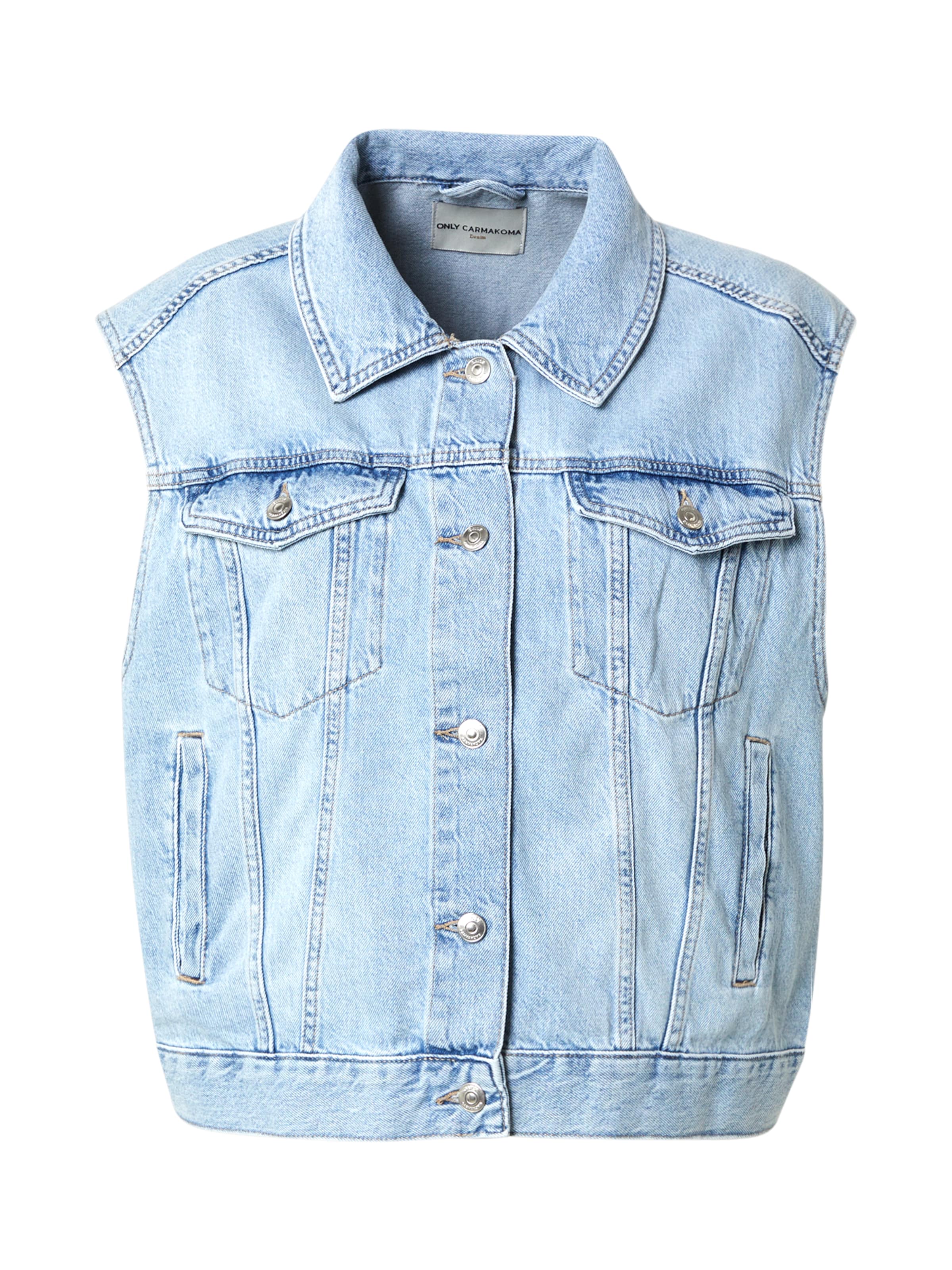 ONLY Carmakoma Γιλέκο 'CARROBYN' σε μπλε: μπροστά